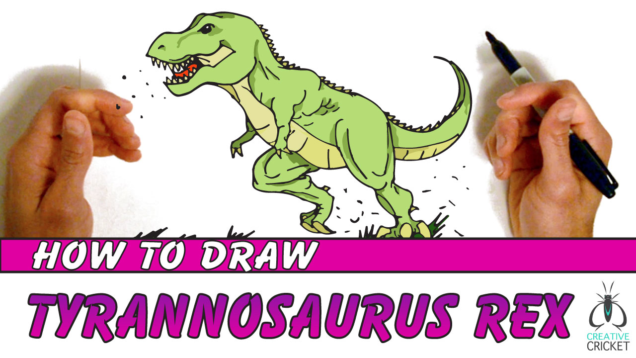 How to Draw Dinosaurs Drawing Tutorials